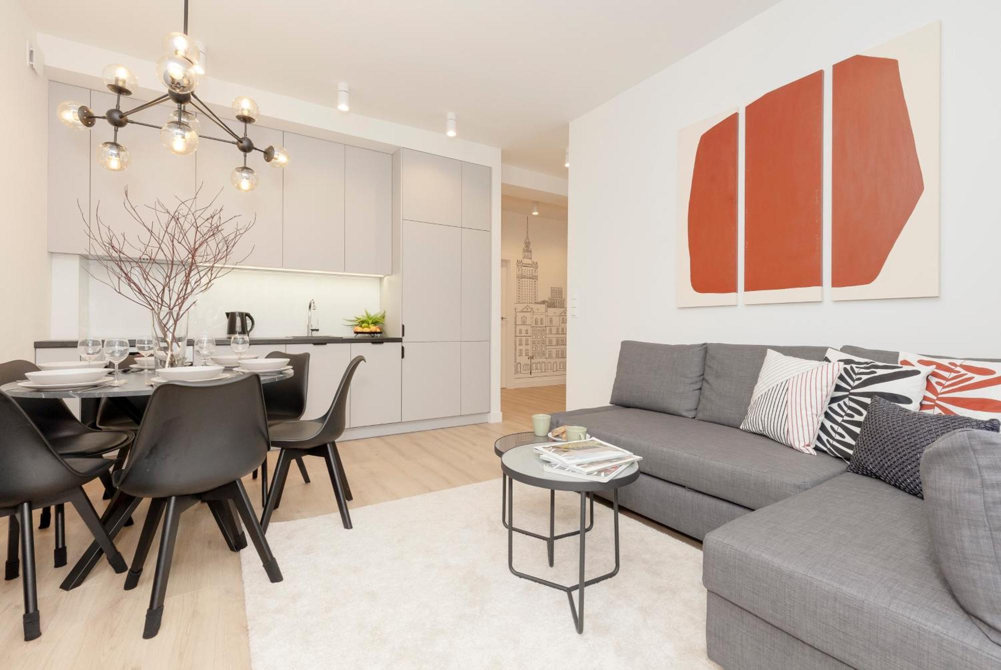 Amazing Spacious Apartments In Warsaw City Center By Noclegi Renters Eksteriør bilde