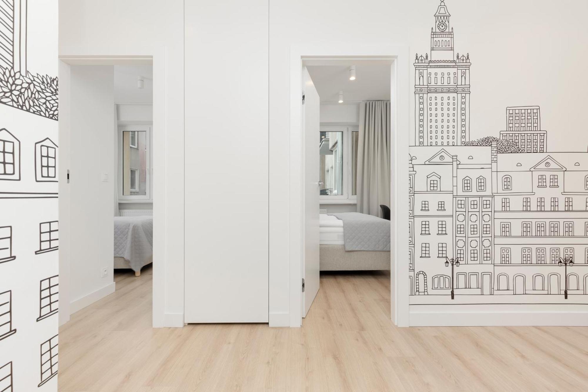 Amazing Spacious Apartments In Warsaw City Center By Noclegi Renters Eksteriør bilde