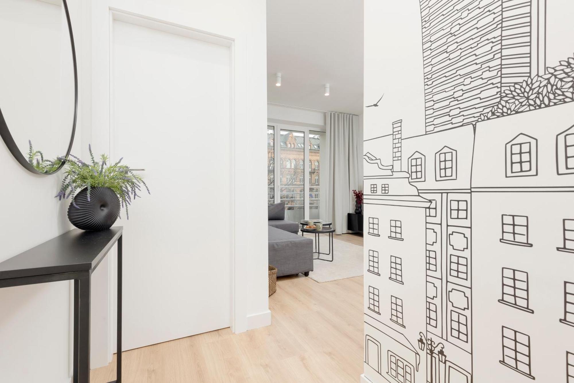 Amazing Spacious Apartments In Warsaw City Center By Noclegi Renters Eksteriør bilde